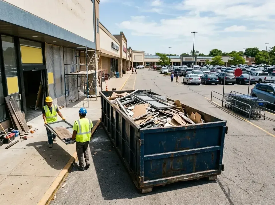 retail-store-renovation-debris-003 — frequently asked questions, Roll-off Dumpster Rentals in Pitcairn, PA